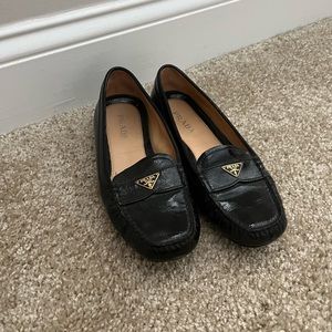 Prada Logo Loafers